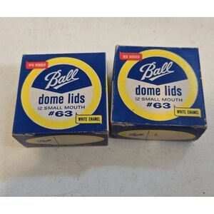 NOS 2 Boxs -24 Regluar Lid ‎ Vintage BALL Mason Dome Lids Canning Small Mouth
